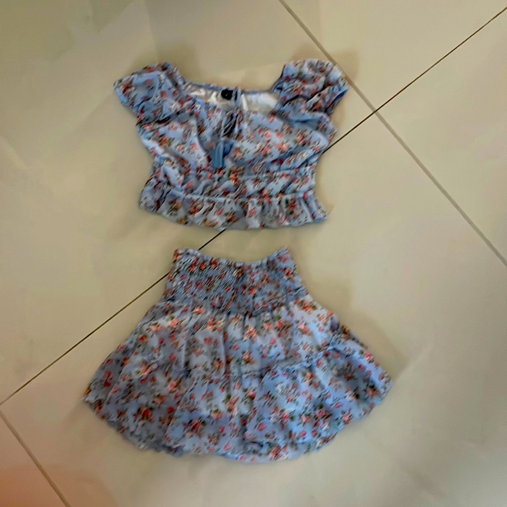 Girl Crop Top from Saks Fifth Avenue FLOWERS BY ZOE